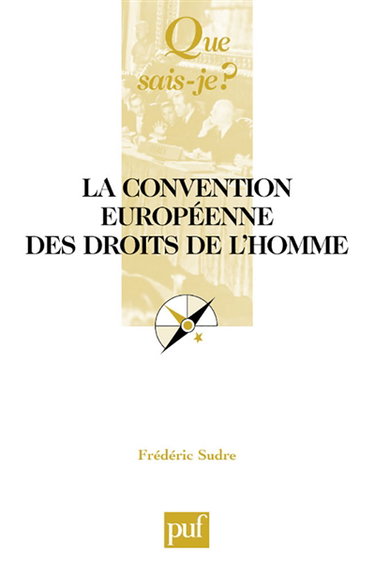Couverture de La Convention européenne des droits de l'homme
