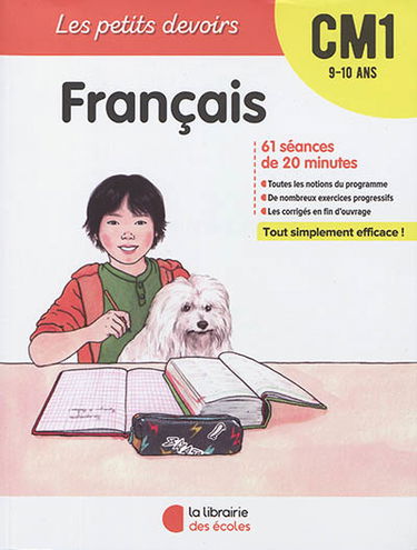 Français CM1, 9-10 ans : 61 séances de 20 minutes