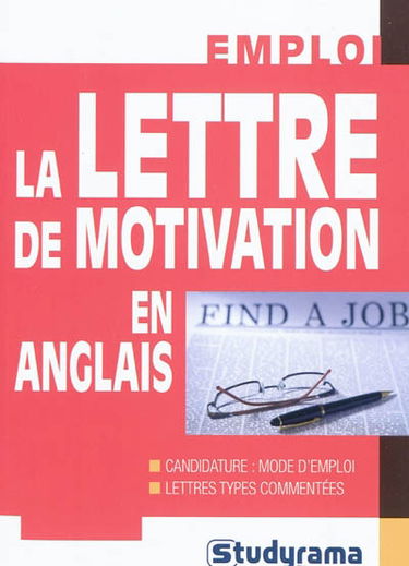 La lettre de motivation en anglais