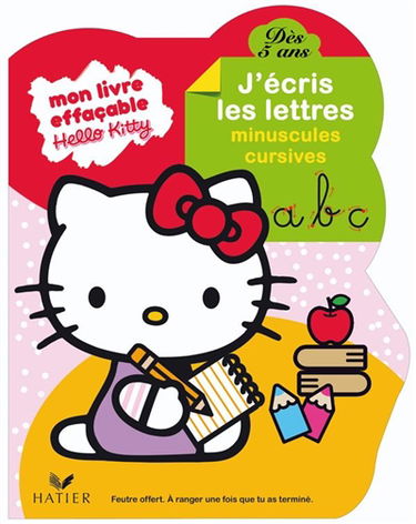 J'écris les lettres, minuscules cursives : à partir de 5 ans