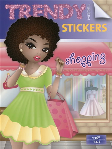 Couverture de Trendy model : shopping stickers