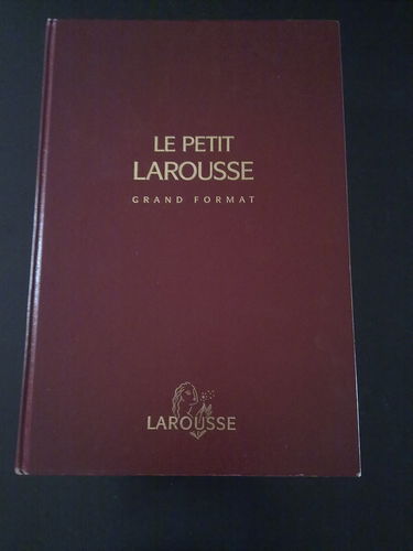 Le petit Larousse grand format 1995...
