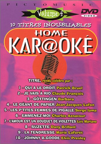 Couverture de Home Kar@oké : 10 titres inoubliables - Vol.4