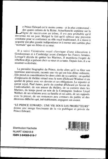 Le Prince Edward : une vie sous les projecteurs