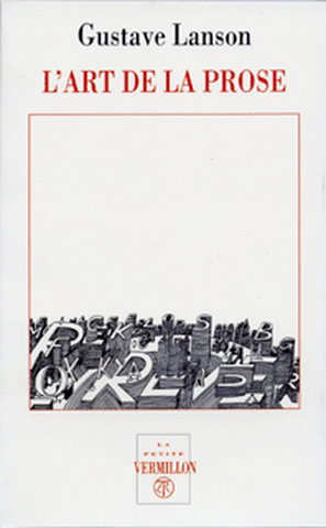 Couverture de L'art de la prose