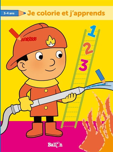 Je colorie et j'apprends les chiffres, 3-4 ans