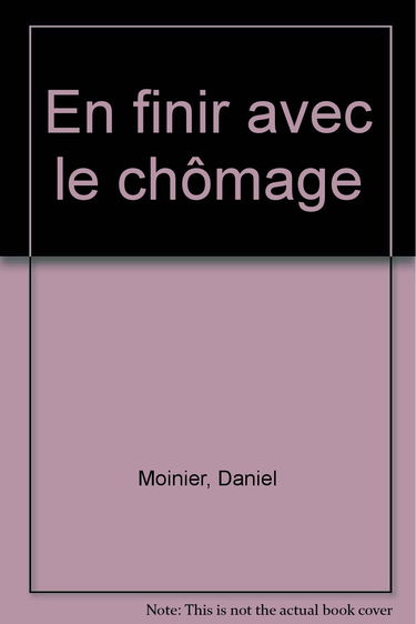 En finir avec ce chômage