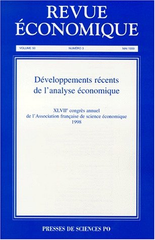 Revue économique, volume 50, tome3