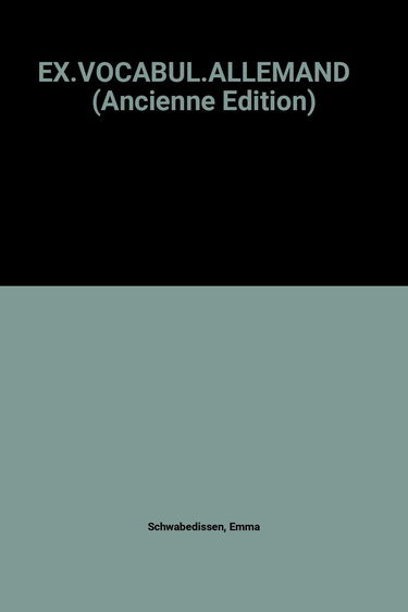 Vocabulaire allemand : exercices et corrigés