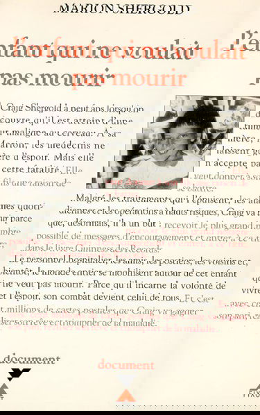 L'enfant qui ne voulait pas mourir