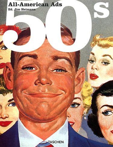 Couverture de All-American ads 50s par Jim Heimann