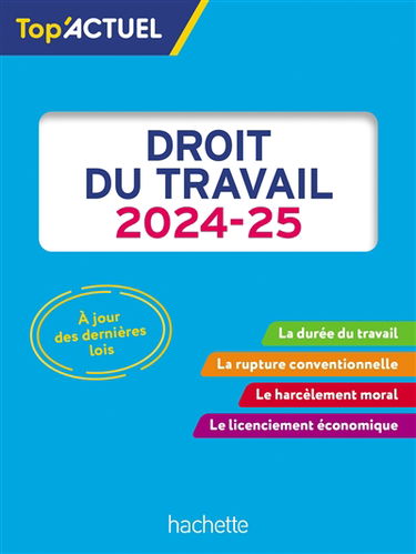 Droit du travail : 2024-2025