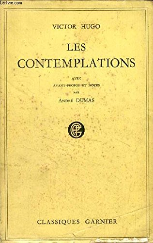 Couverture de LES CONTEMPLATIONS par Victor Hugo
