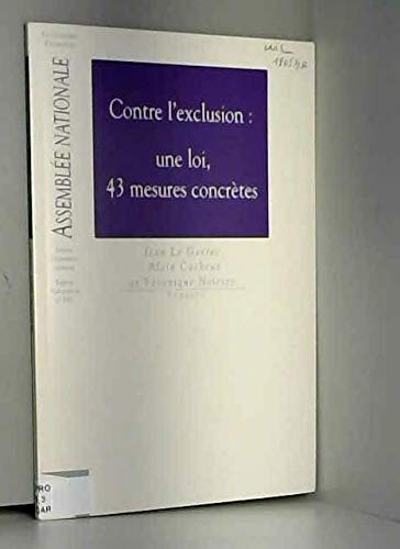 Rapport d'information sur la loi d'orientation relative à la lutte contre les exclusions déposé par la Mission d'information commune sur la prévention et la lutte contre l'exclusion (Impressions. 11e législature / Assemblée nationale.)
