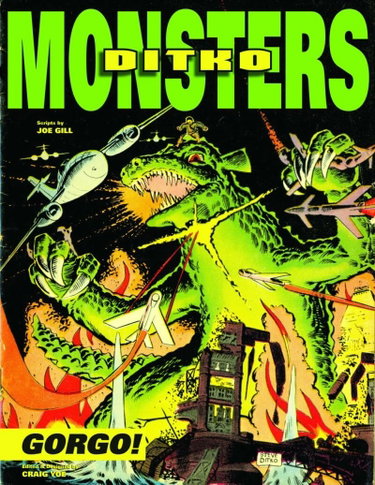Couverture de Ditko's Monsters: Gorgo!