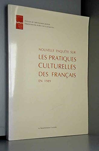 Les pratiques culturelles des français / enquete 1988-1989