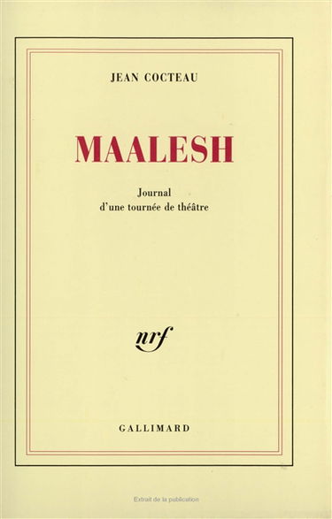 Maalesh : journal d'une tournée de théâtre