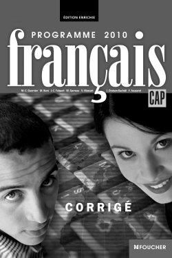 Français CAP, programme 2010 : corrigé