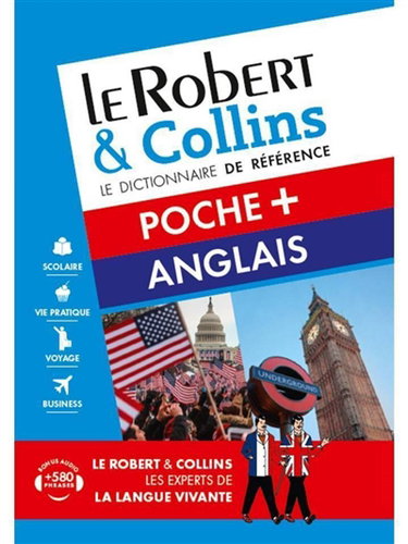 Couverture de Le Robert & Collins anglais poche + : français-anglais, anglais-français par Dominique Le Fur