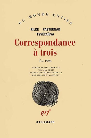 Correspondance à trois : été 1926