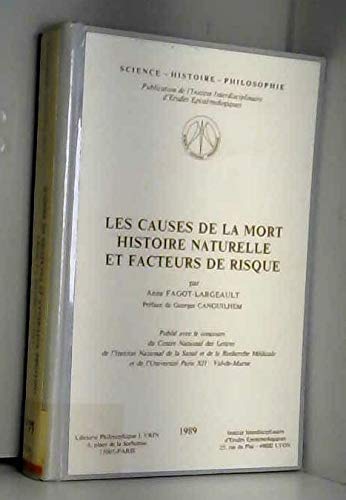 Couverture de Les Causes de la mort : histoire naturelle et facteurs de risque