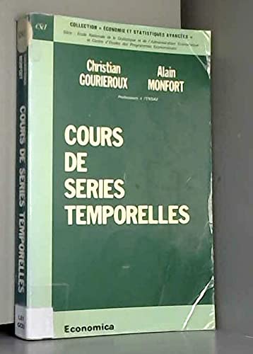 Couverture de Cours de séries temporelles