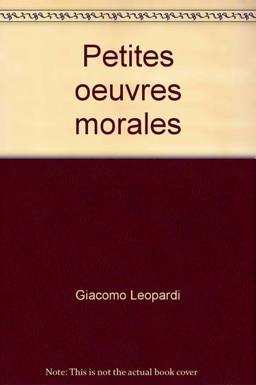 Petites oeuvres morales