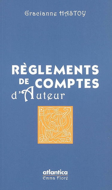 Couverture de Règlement de comptes d'auteur : (épître)