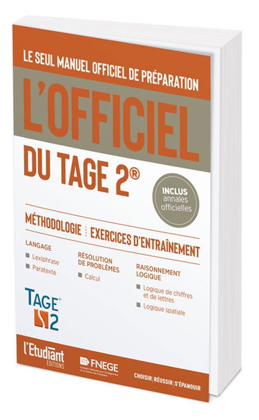 L'officiel du Tage 2 : manuel officiel de préparation : méthodologie, exercices d'entraînement