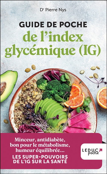 Guide de poche de l'index glycémique IG