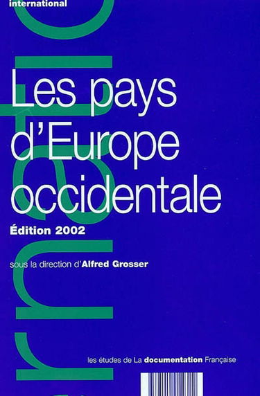 Les pays d'Europe occidentale : édition 2002
