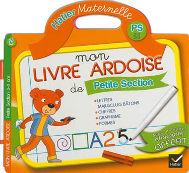 Mon livre ardoise de petite section : PS, 3-4 ans