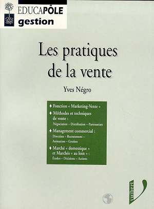Couverture de Les pratiques de la vente