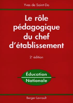 Le rôle pédagogique du chef d'établissement