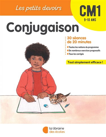 Conjugaison CM1, 9-10 ans : 30 séances de 20 minutes