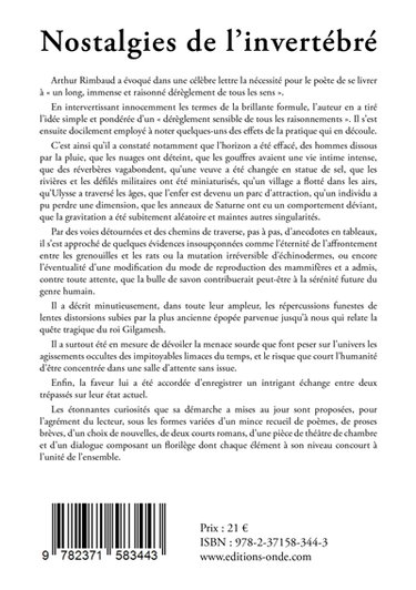 Nostalgies de l'invertébré