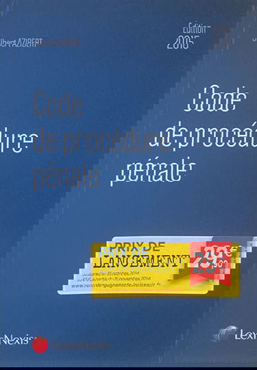 Code de procédure pénale 2015
