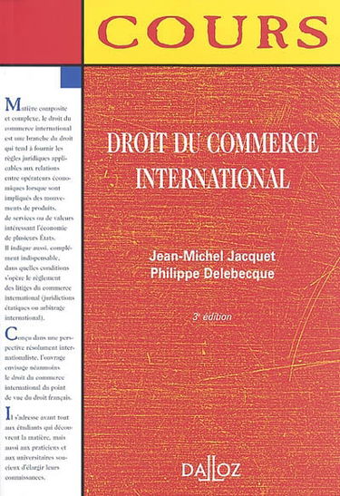 Droit du commerce international
