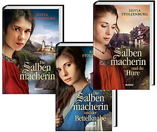 Couverture de Die Nürnberg-Saga: Die Salbenmacherin / Die Salbenmacherin und der Bettelknabe / Die Salbenmacherin und die Hure