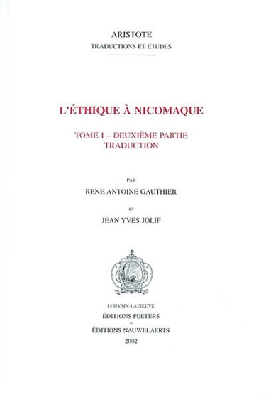L'éthique à Nicomaque