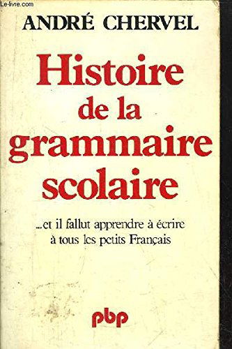 Histoire de la grammaire scolaire