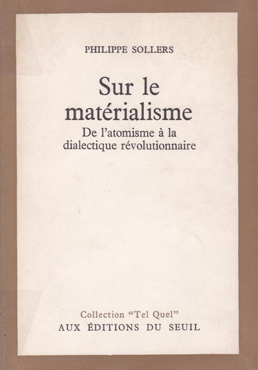 Sur le matérialisme, de l'atomisme à la dialectique révolutionnaire