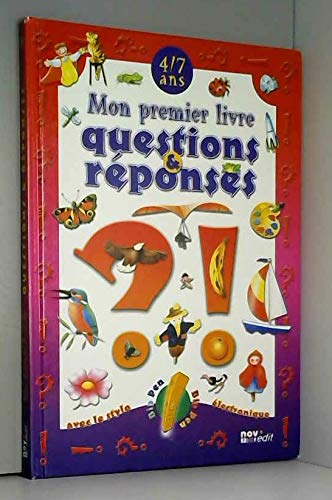 Mon premier livre de questions réponses 4-7 ans