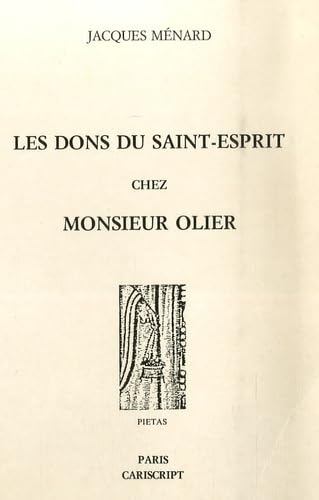 Les dons du Saint-Esprit chez monsieur Olier