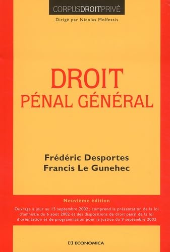 Droit pénal général