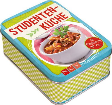Couverture de Rezeptbox Studentenküche: 50 Rezeptkarten mit Foto