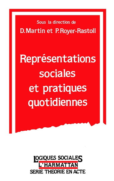 Couverture de Représentations sociales et pratiques quotidiennes