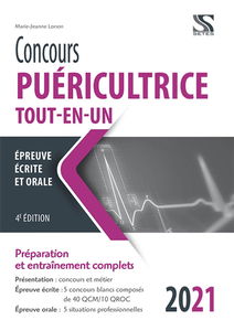 Concours puéricultrice, tout-en-un, 2021 : épreuve écrite et orale : préparation et entraînement complets