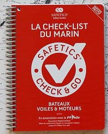 Couverture de La check-list du marin : Safetics, check & go : bateaux voiles & moteurs