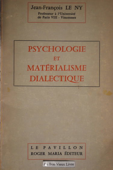 PSYCHOLOGIE ET MATERIALISME DIALECTIQUE